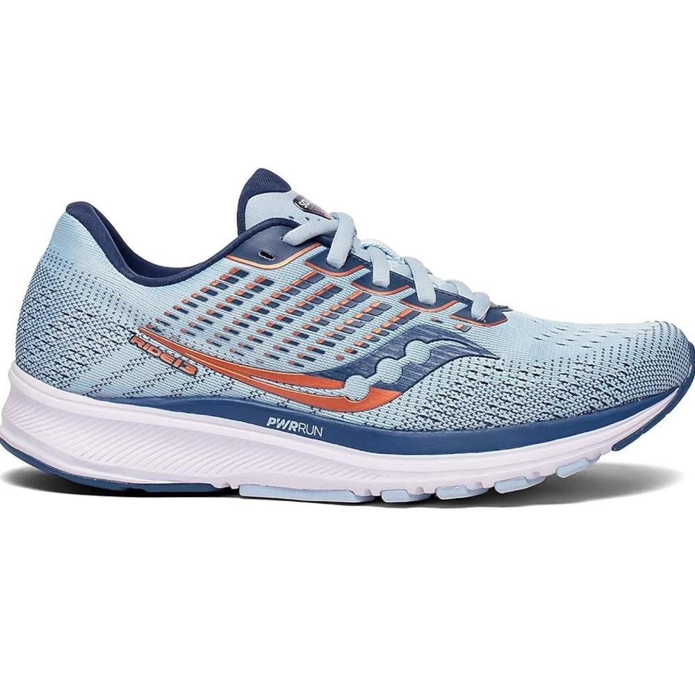 Women's Saucony Ride 13 Athletic Shoes in Sky/Storm, size 8.5